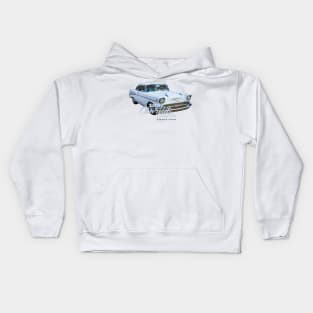 1957 Chevrolet BelAir Hardtop Coupe Kids Hoodie